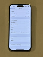 Apple iPhone 14 Pro 256 GB Unlocked 92% Battery Health 9F12