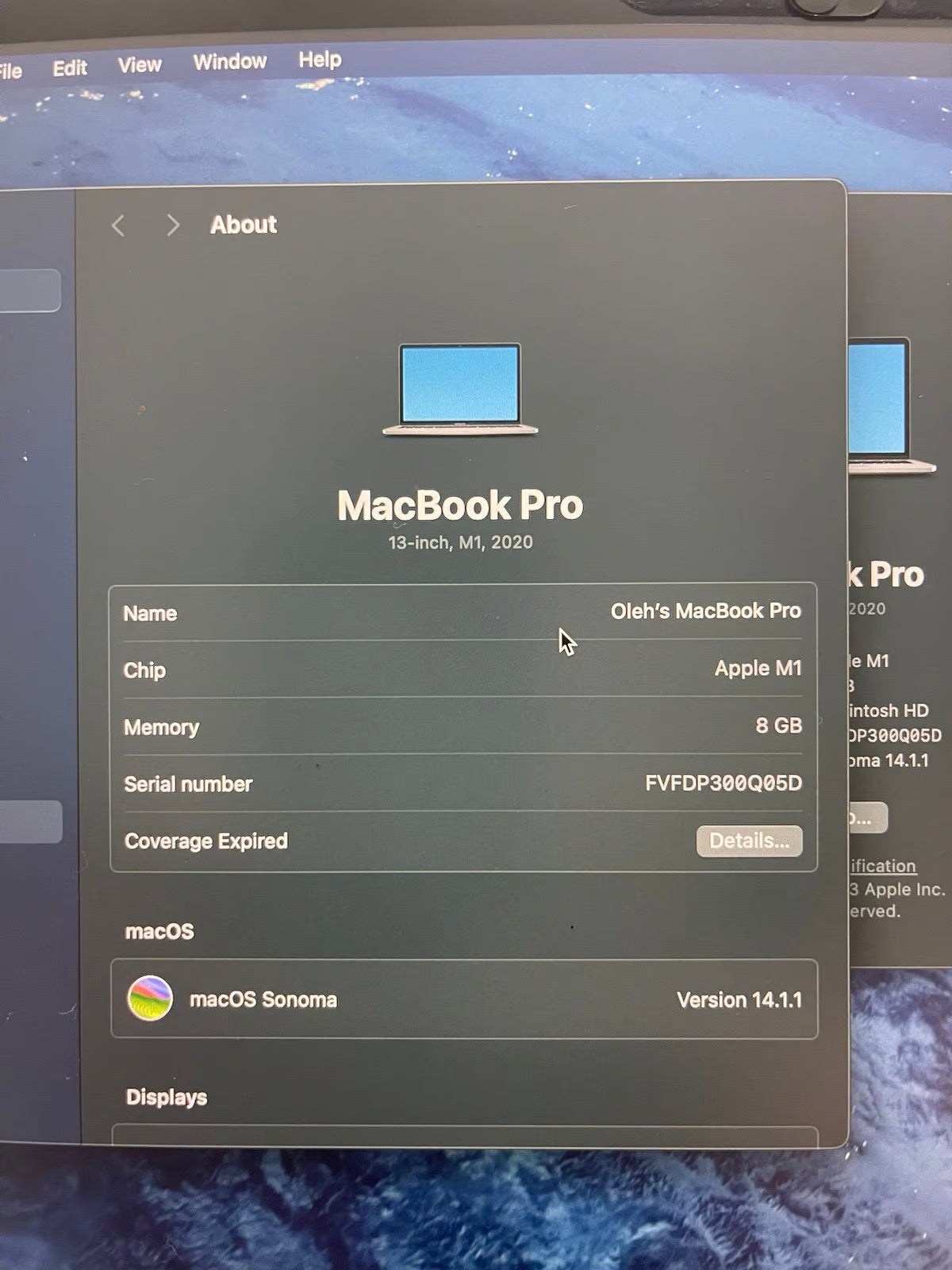 macbook pro m1 13.3 1K65
