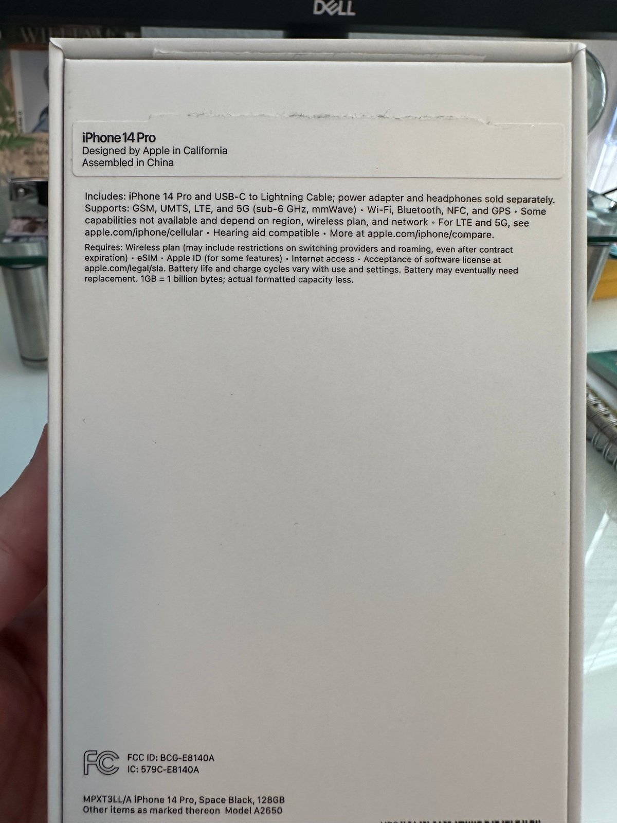 IPhone 14 Pro 128GB Space Black Unlocked 7K76