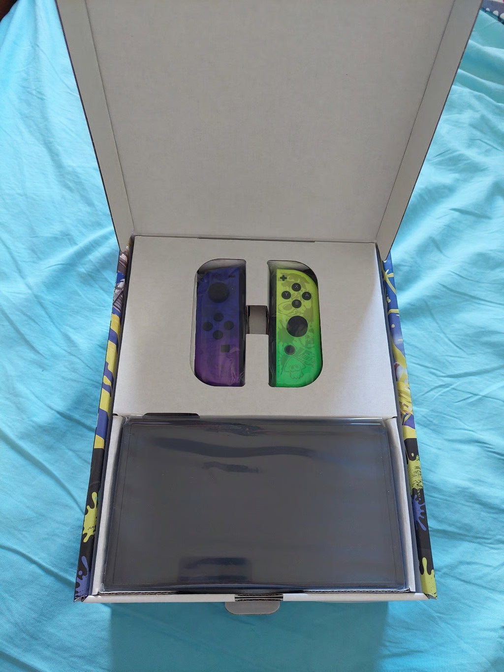Nintendo switch splatoon OLED 8B89