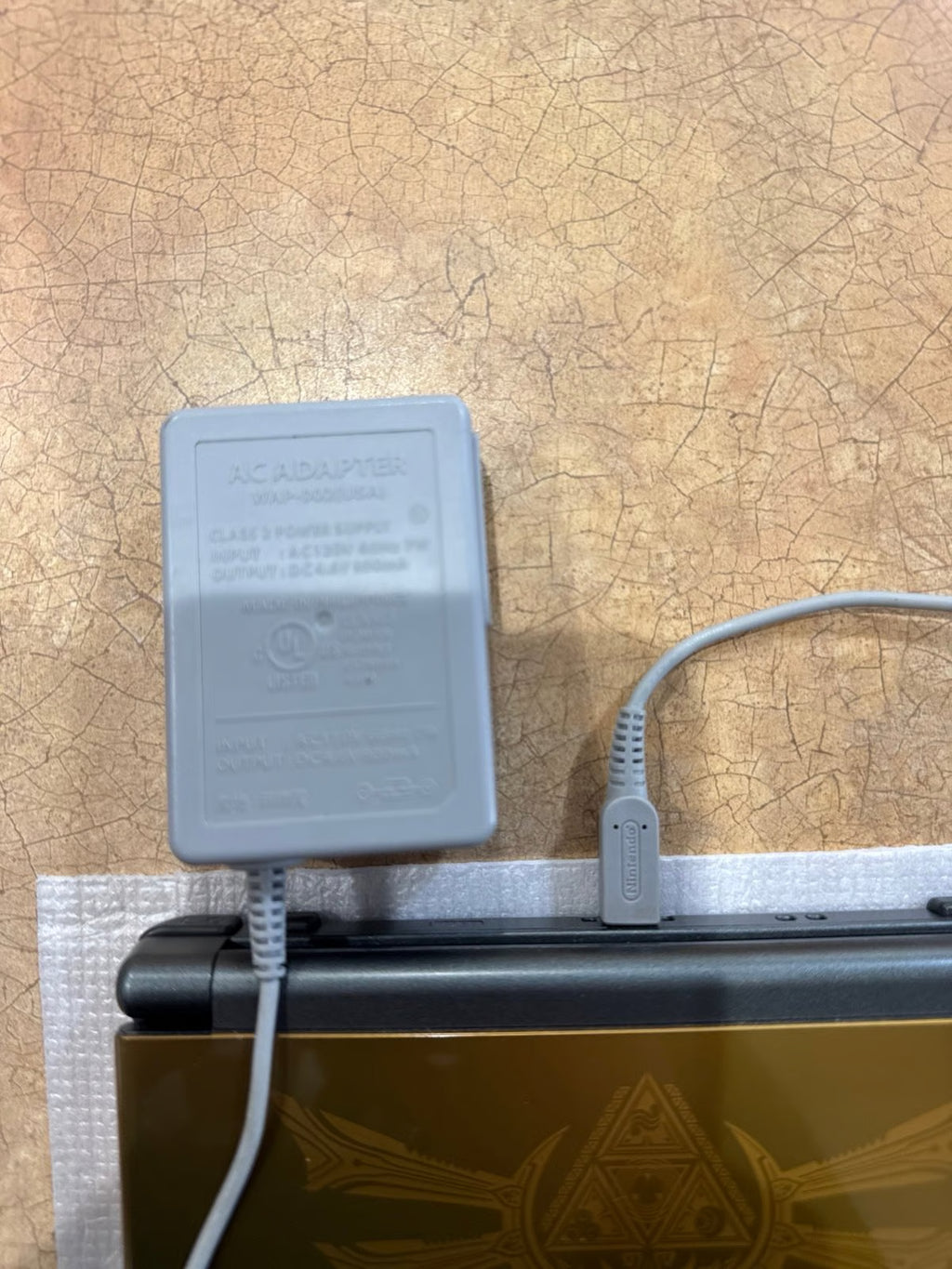 New Nintendo 3DS XL Hyrule Edition with Nintendo Charging Cable (Barely Used)