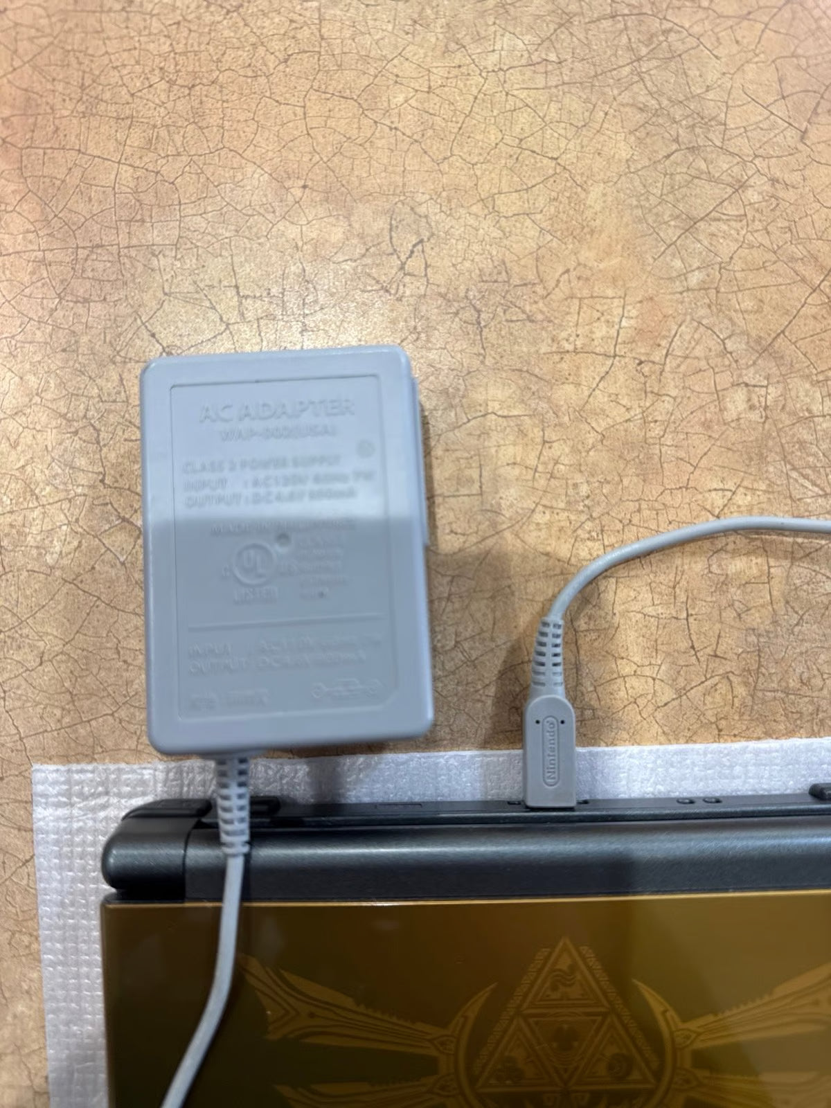 New Nintendo 3DS XL Hyrule Edition with Nintendo Charging Cable (Barely Used)