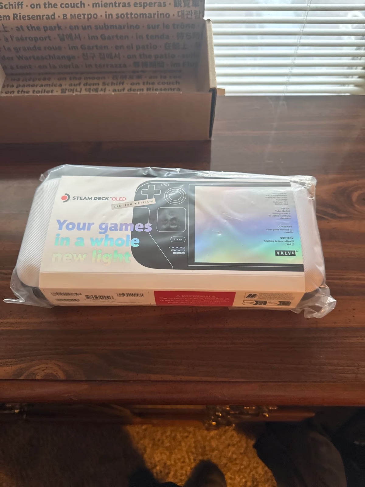 White OLED 1TB Steam Deck Limited Edition Unopened - Out of Stock on Steam 9G38