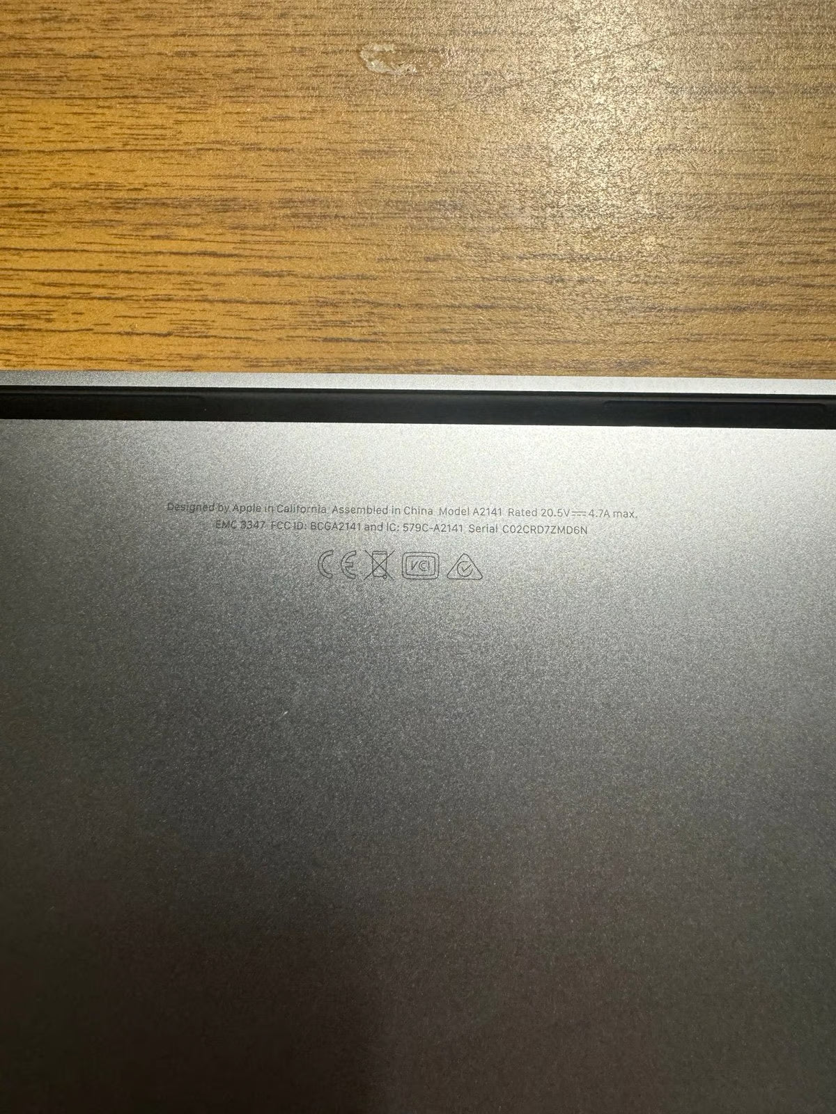 MacBook Pro 16 inch 2019 8-Core Intel i9 AMD Radeon Pro 5500M 1TB Retina display 3P19