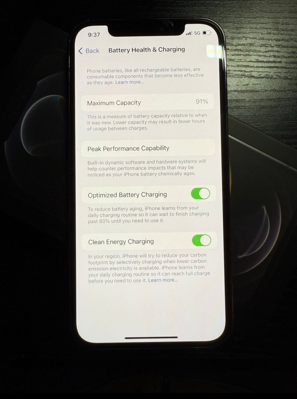 iPhone 12 Pro 256 GB (Unlocked) in Graphite 2X57