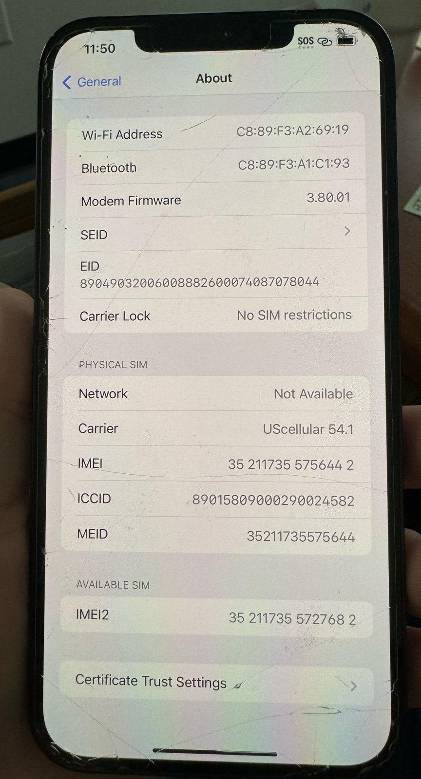 iPhone 12 Pro Max 7W28