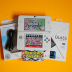 New Nintendo 3DS No. 026 Teal/Blue Mario Embossed Plates, 32GB & 60+ Game