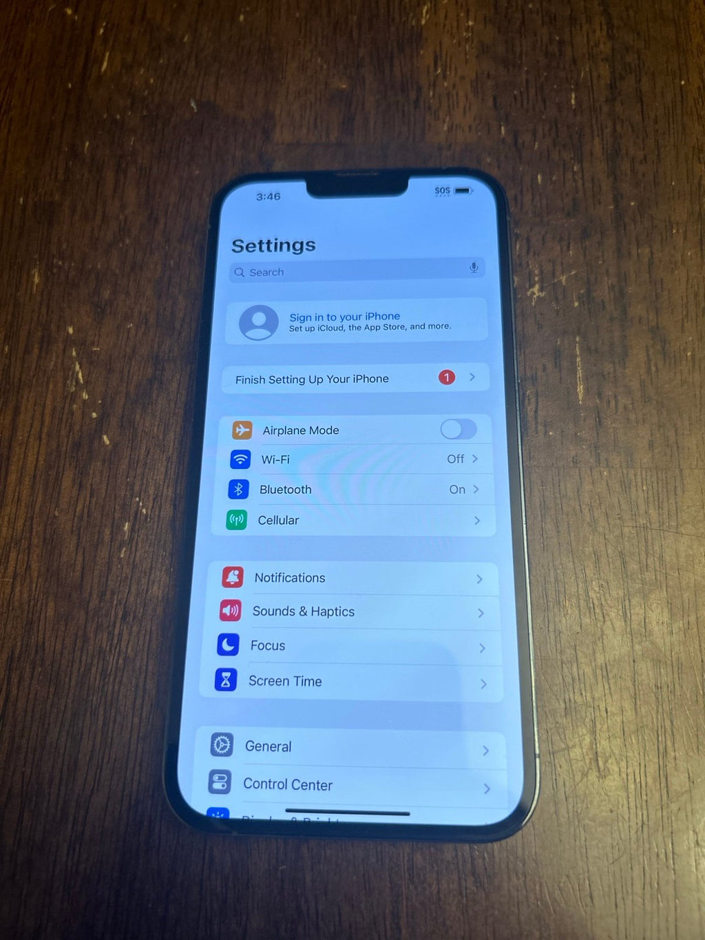 Apple iPhone 13 Pro Max 256 GB blue for AT&T 1U92