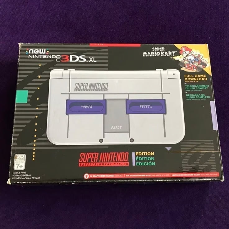 Nintendo 3DS XL Super Nintendo Edition CIB