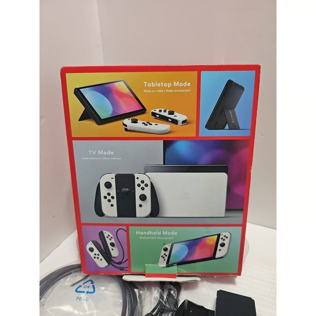 Nintendo Switch OLED Model HEG-001 Handheld Console - 64GB - White NEW CONDITION 8G19