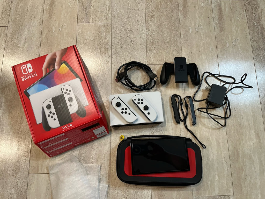 Nintendo OLED Switch White - Complete 3H91