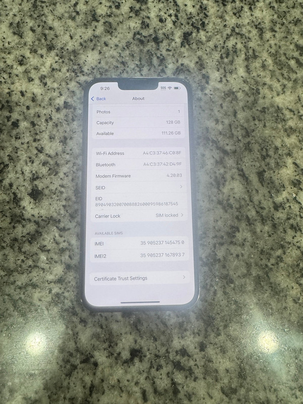 Iphone 13 Pro 128 GB 1P26