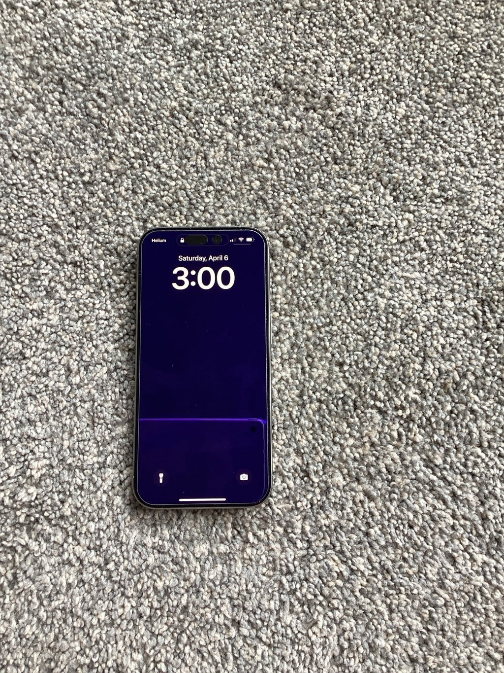 Apple iPhone 15 Pro Titanium Unlocked with Ocushield Blue-Light Screen Protector 8R36