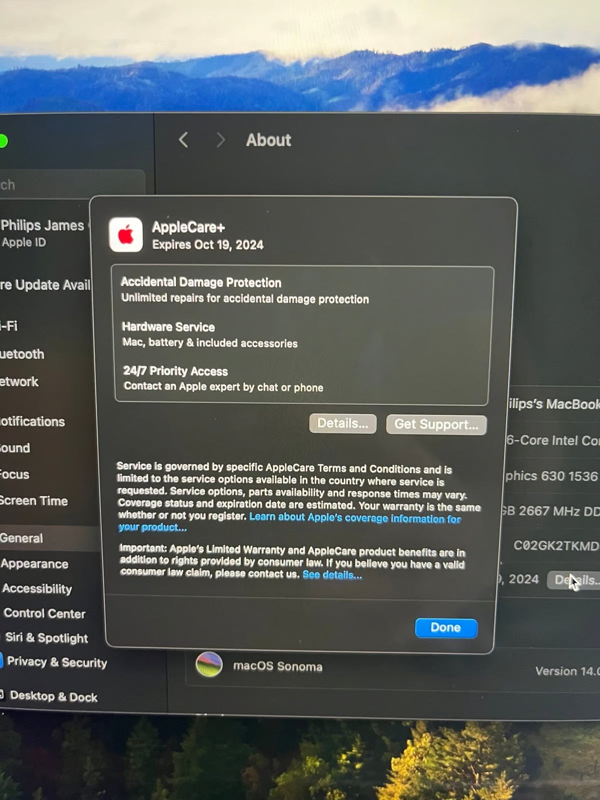 macbook pro 16 inch 2019 9V36