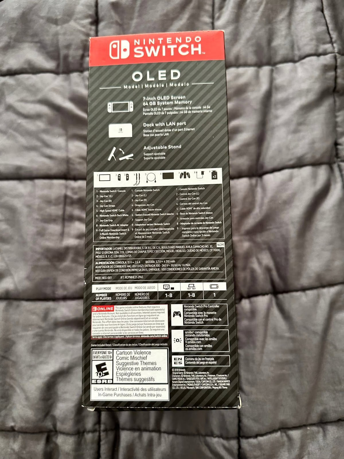 Brand New Sealed super smash bros ultimate nintendo switch oled bundle 9O28