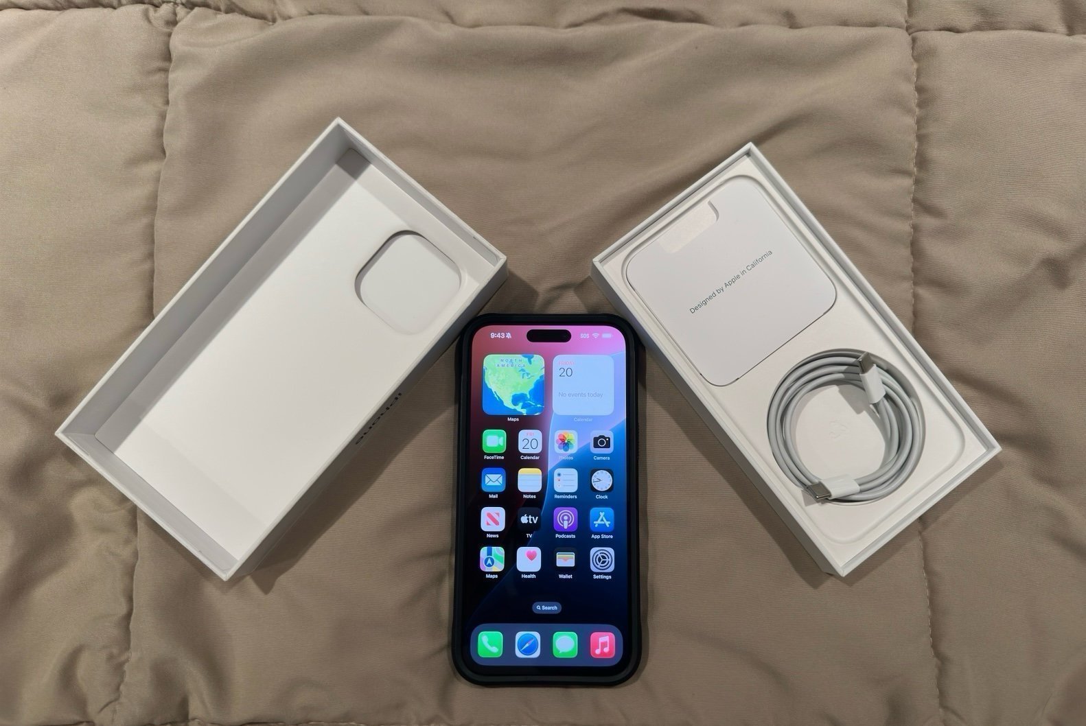 iPhone 15 Pro Max (Unlocked) 1TB Blue Titanium 8Z35