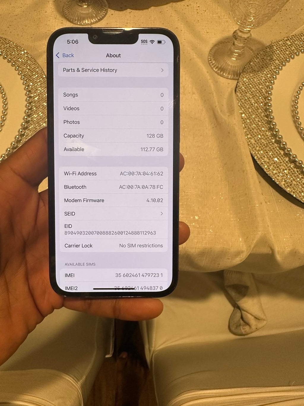 Apple iPhone 13 Pro 128 GB in Graphite for Unlocked 9R55