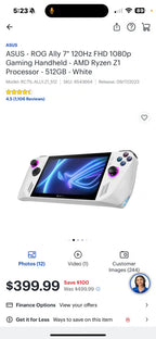 ASUS ROG Ally 7"" 8R25