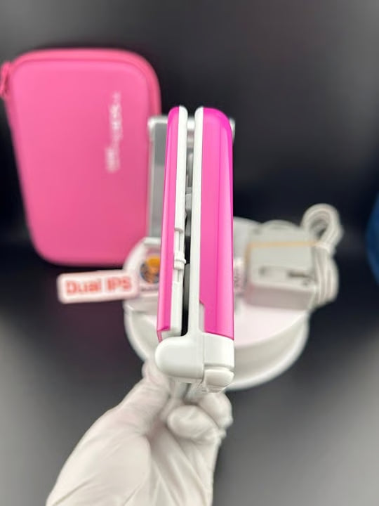 Dual IPS/ New 3DS XL Pink w 128GB SD Card/Near Mint/ 3537/ US Seller