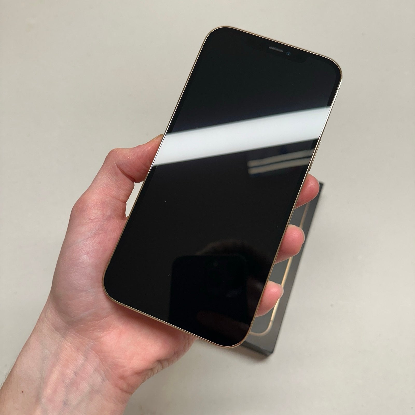 Apple iPhone 12 Pro Max Gold 256GB (Unlocked) Excellent Like New Condition 8R23