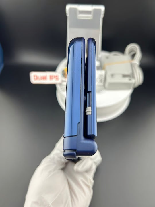 Dual IPS/New 3DS XL Blue w 128GB SD Card/Near Mint/ 6263/ US Seller