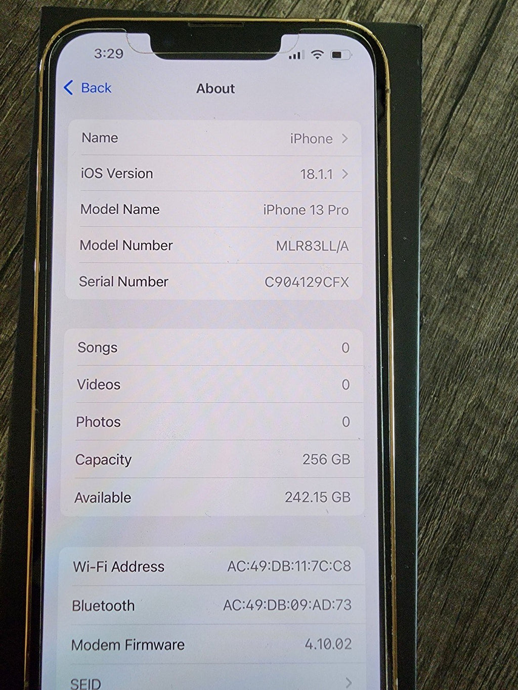 IPhone 13 Pro 256gb 3C66