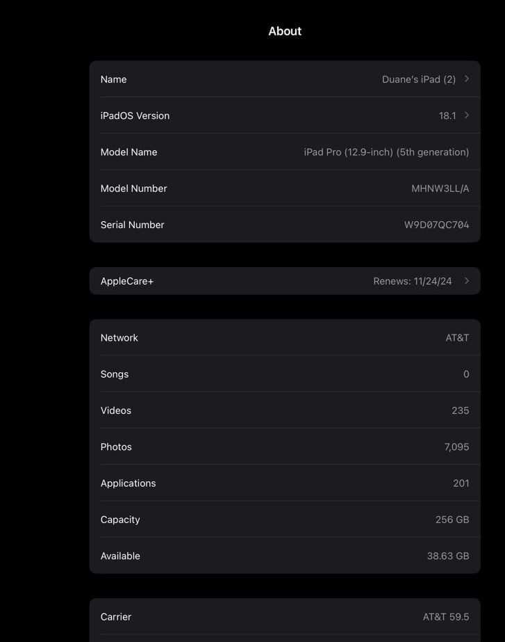 ipad pro 5th generation M1 12.9�?with apple’s Magic Keyboard 6W21