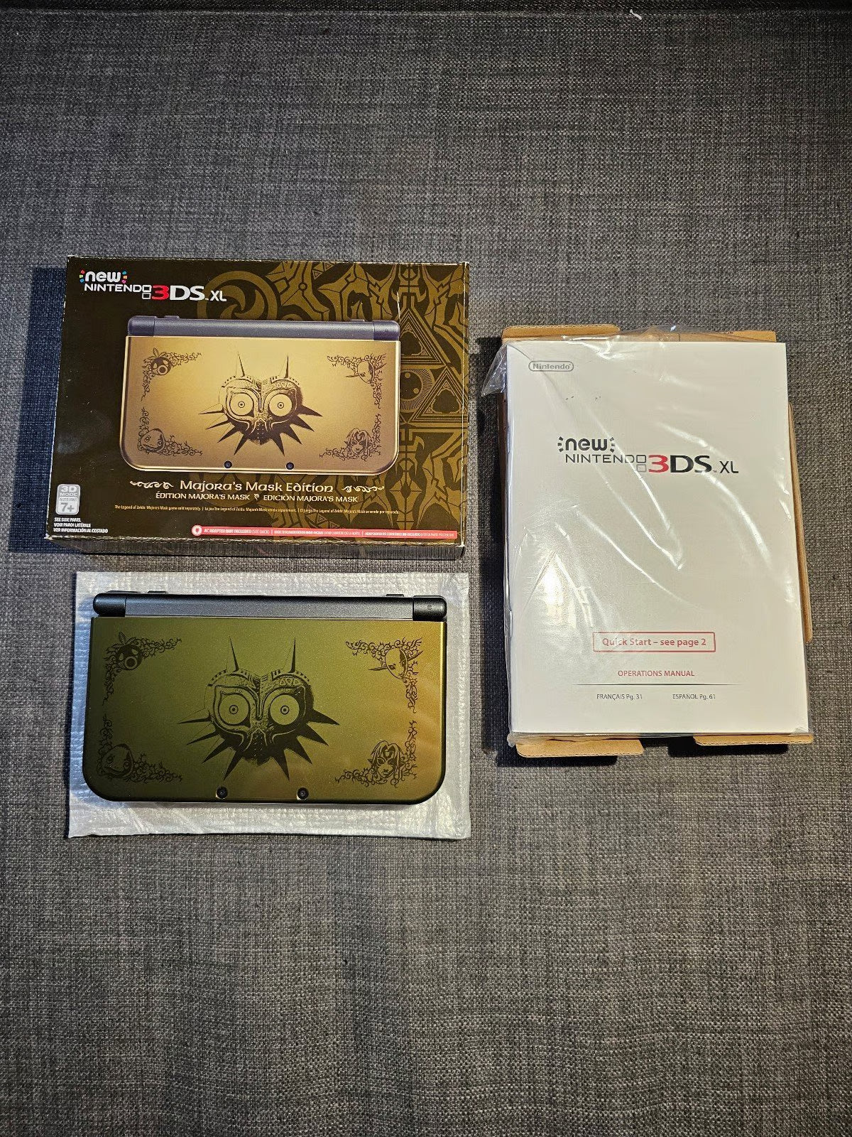 New Nintendo 3DS XL The Legend of Zelda: Majora's Mask Limited Edition
