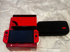 FREE SHIPPING Nintendo switch w/ oled screen/game bundle and 128Gb memory card 2R76