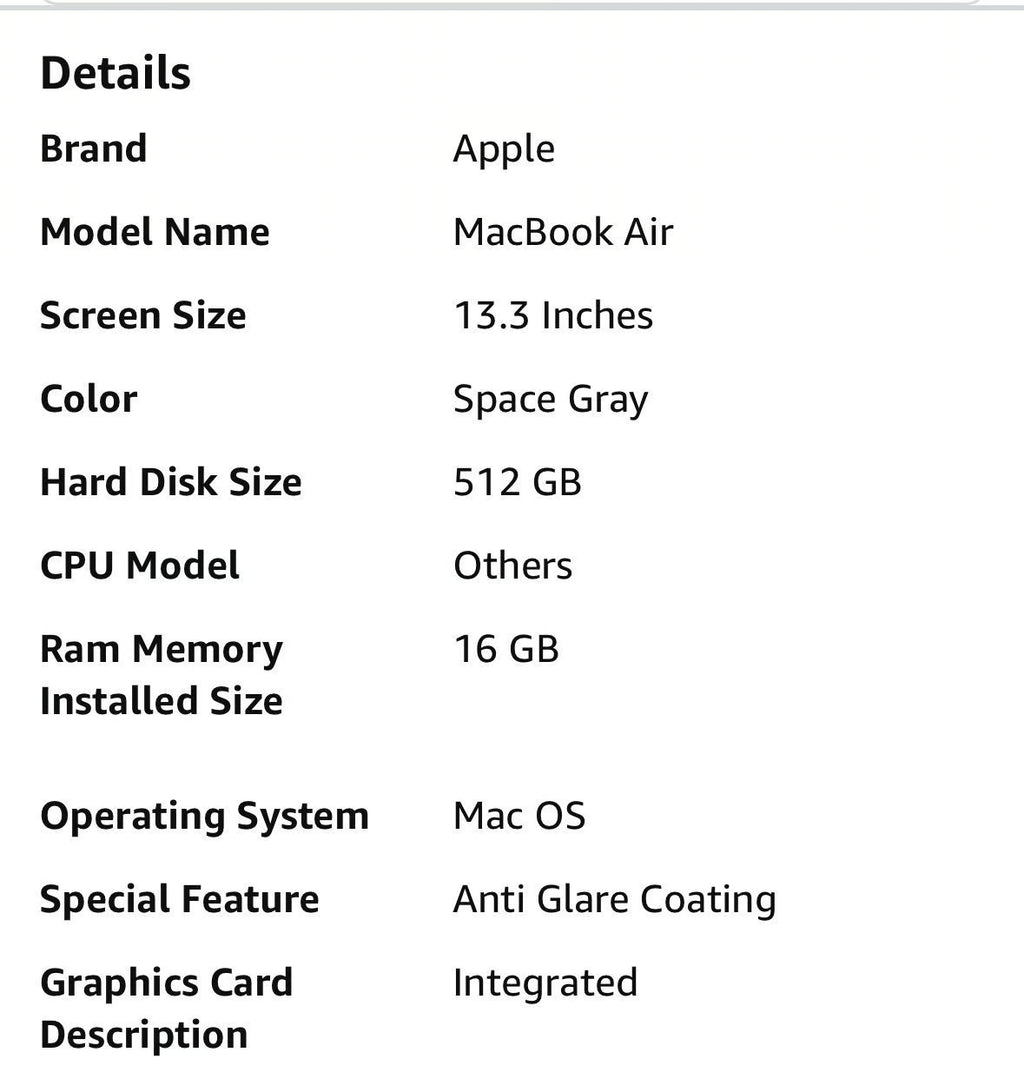 MacBook Air M1 (16GB/512GB) 5J88