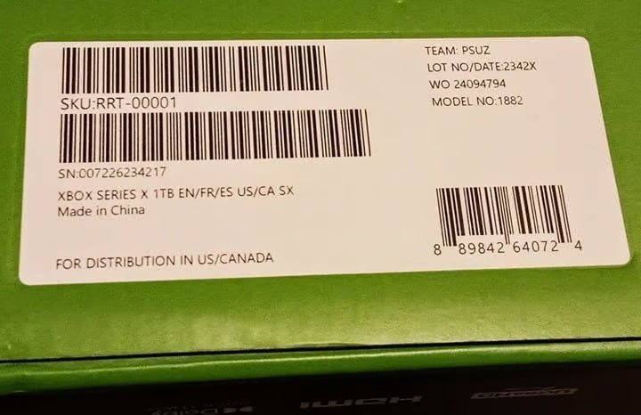 Xbox series X 1tb CIB 5X55