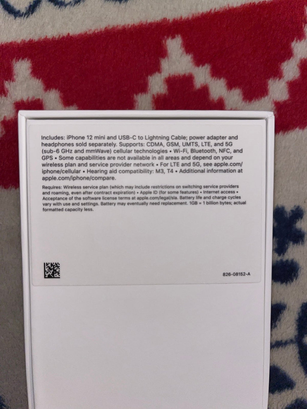 Apple iPhone 12 Mini Unlocked 9G53