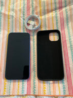 Unlocked Apple iPhone 13 Blue with lightning charger cord 3V36