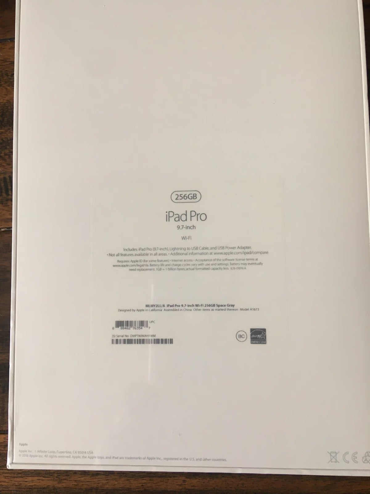 iPad Pro 256 GB 8C63