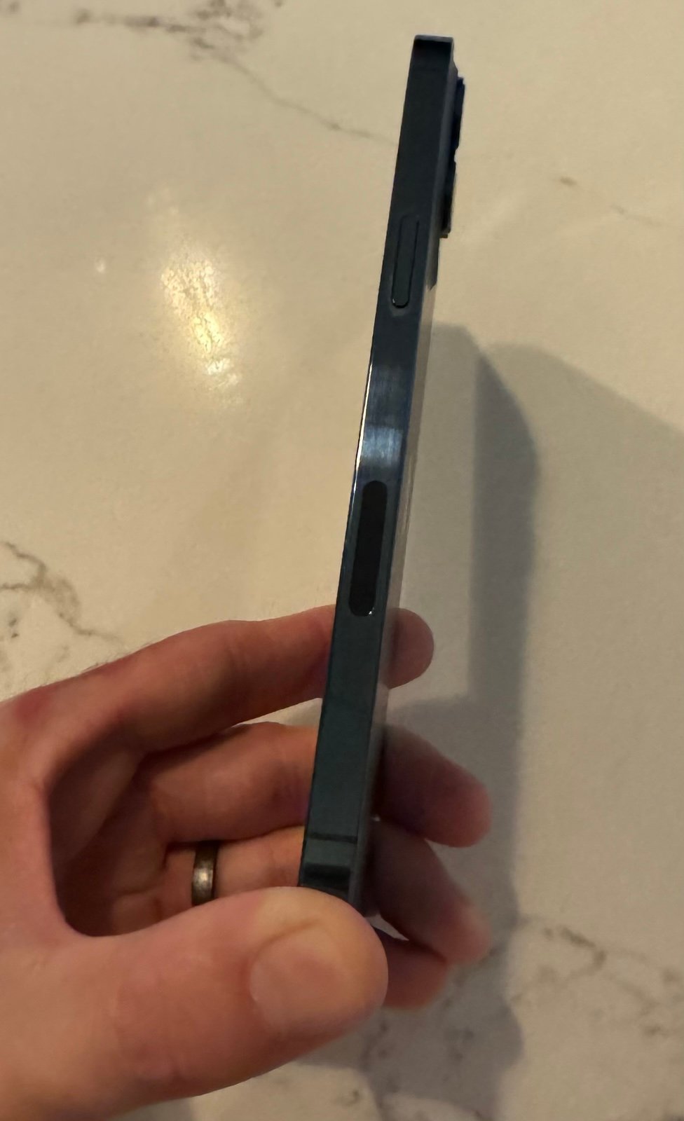 Apple iPhone 12 Pro Max 256 GB in Pacific Blue Unlocked 1N93