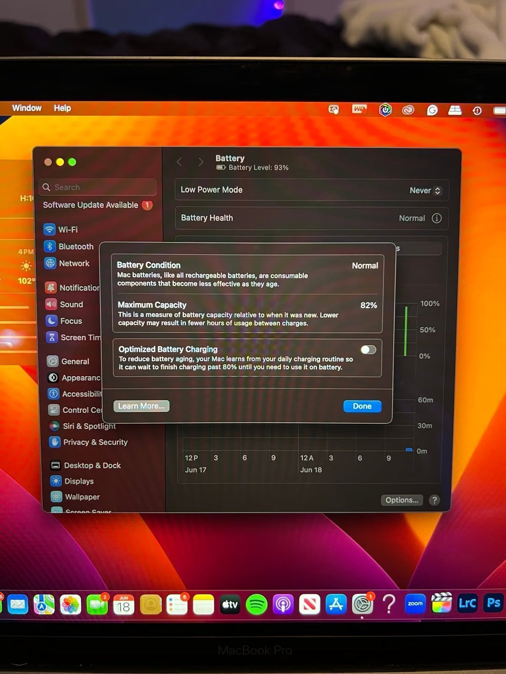 Late 2020 MacBook Pro M1 Chip 6O37