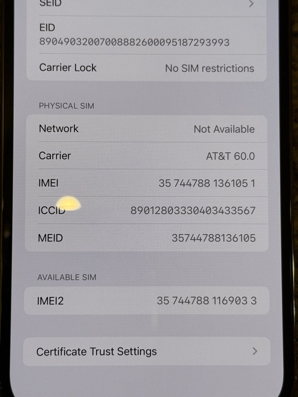 iPhone 13 Pro Max 128 GB (Unlocked) 6Y93