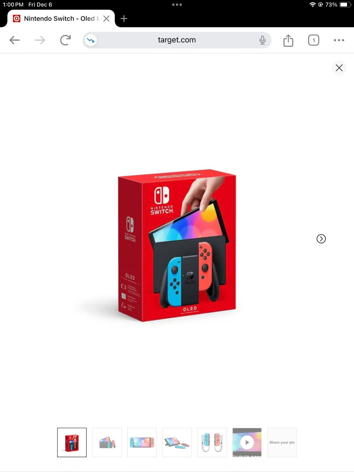 BRAND NEW Nintendo Switch OLED 6K51