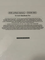 Brand NIB MacBook Pro 13inch M2 Apple Chip New Sealed Space Gray AppleCare 9P13