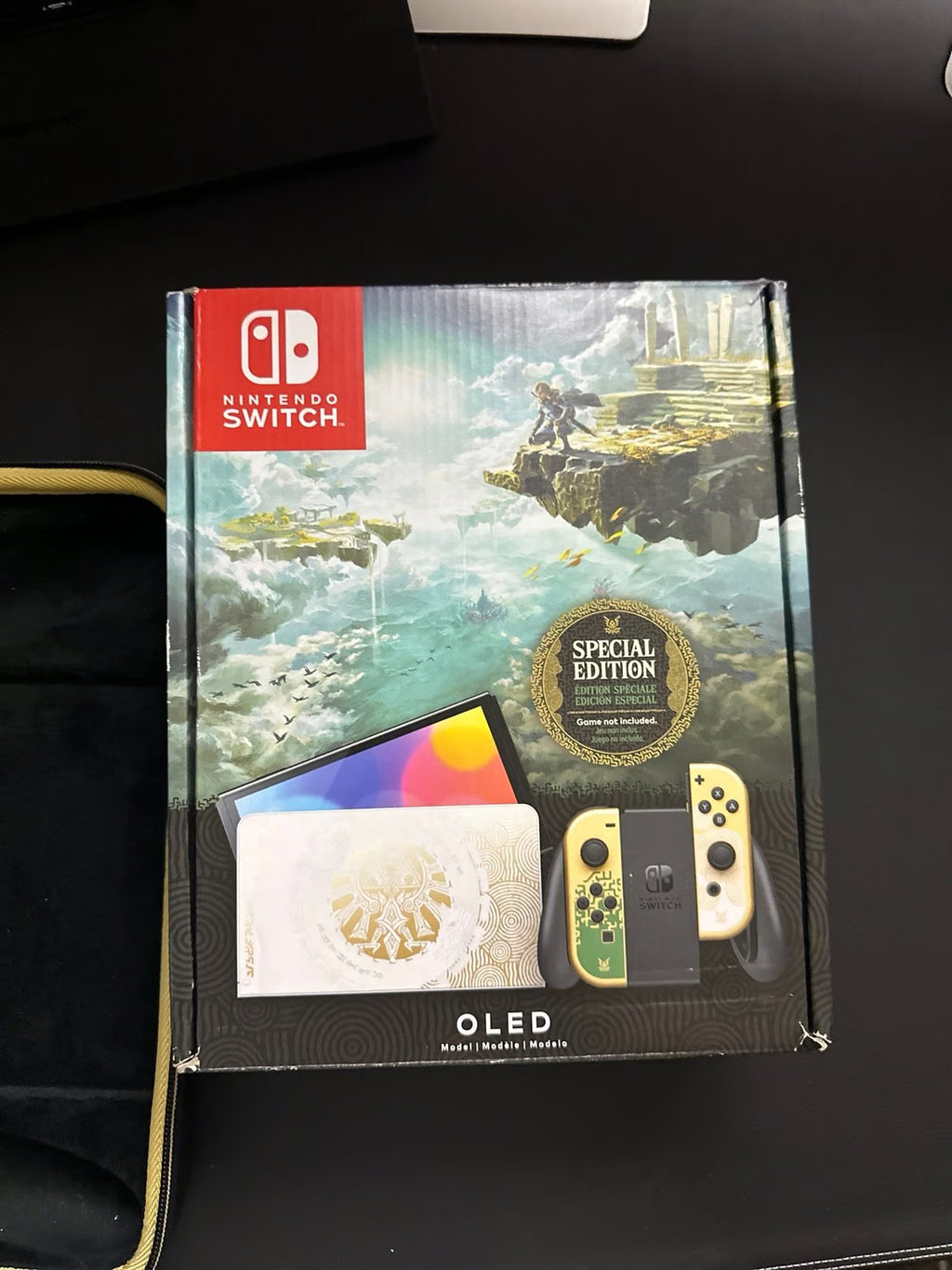 Nintendo Switch legend of Zelda tears of the kingdom OLED console 9R29