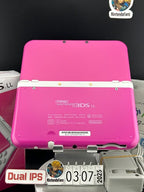 Dual IPS/ New 3DS XL Pink w 128GB SD Card/Near Mint/ 7344/ US Seller