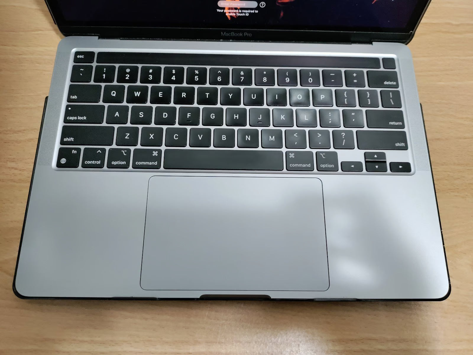 Grey MacBook Pro 2020 M1 With Touchbar 1L75