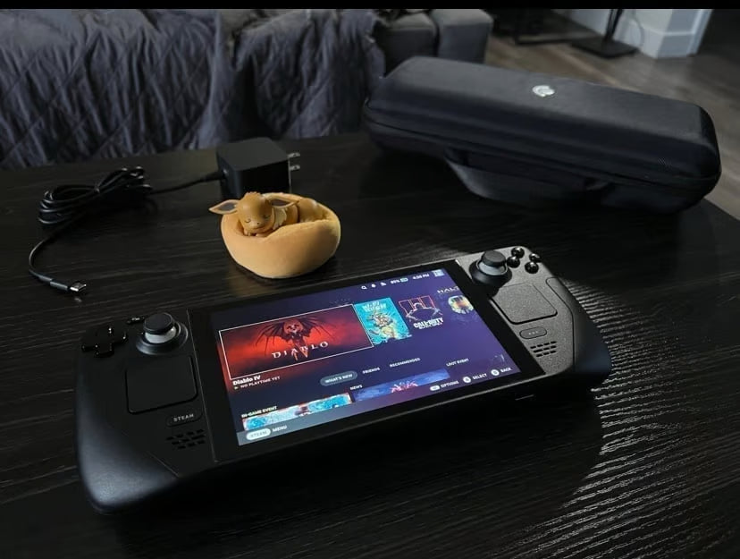 Steam Deck 1tb +256 Micro SD Card & Original Charger/Case Incl 1Y73