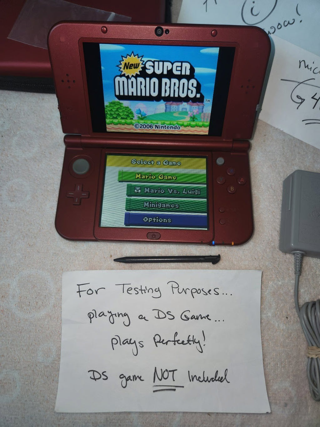 Nintendo New 3ds xl Red