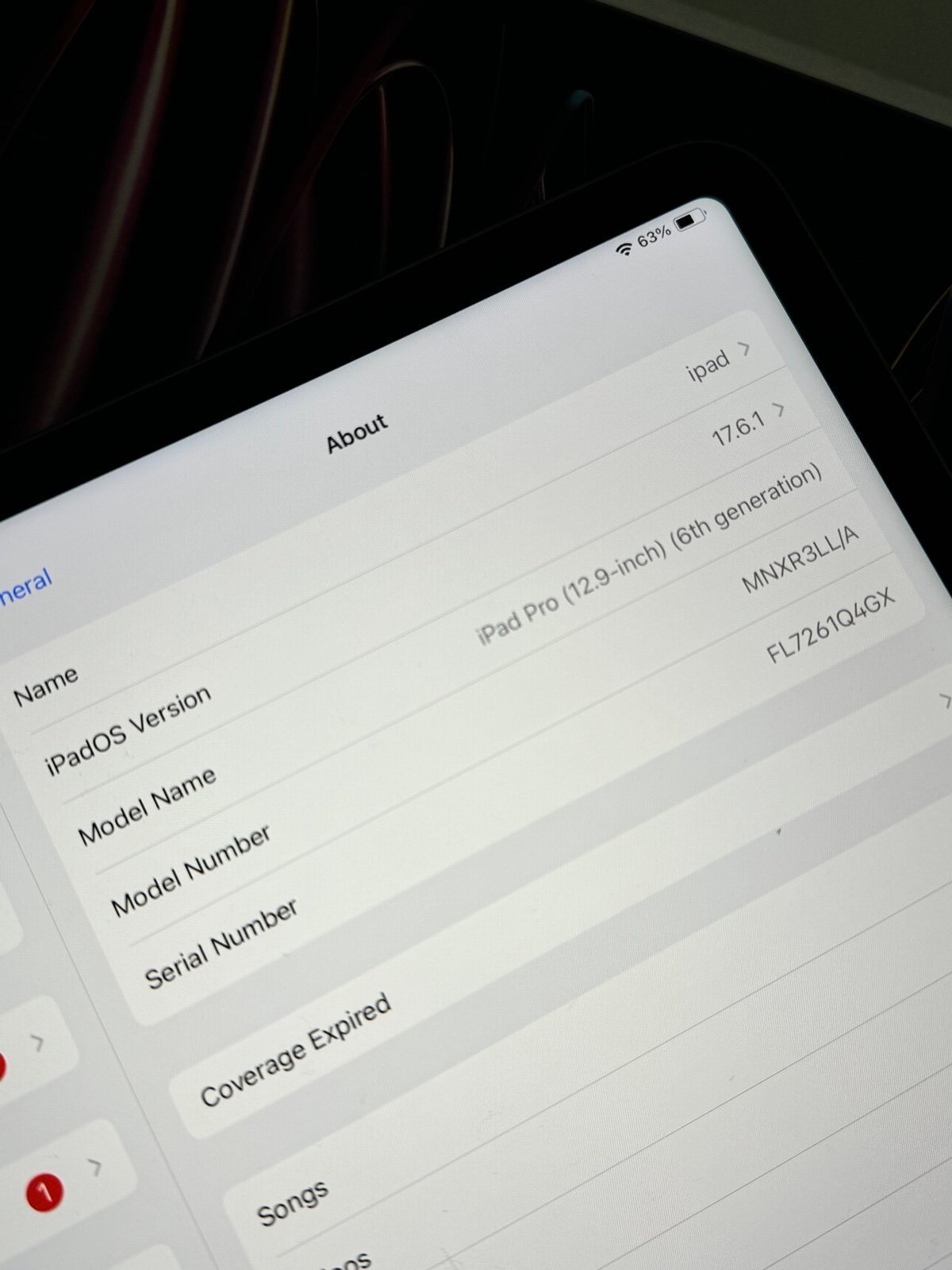 iPad Pro 12.9 6th Generation 256GB 3X99