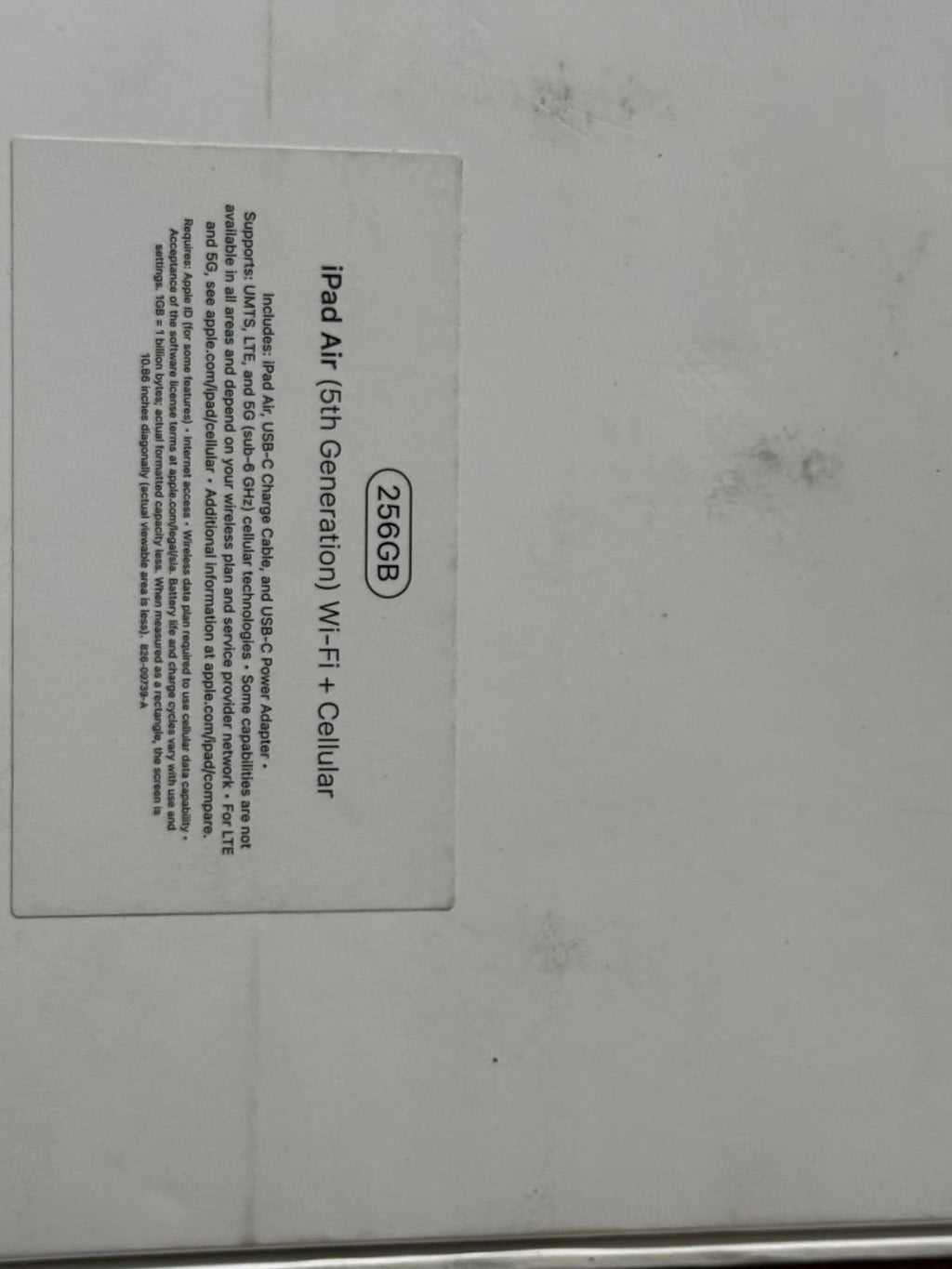 Apple iPad Air 5th Gen 256GB in Blue unlocked M1 /Magic keyboard /Apple Pencil 1C96