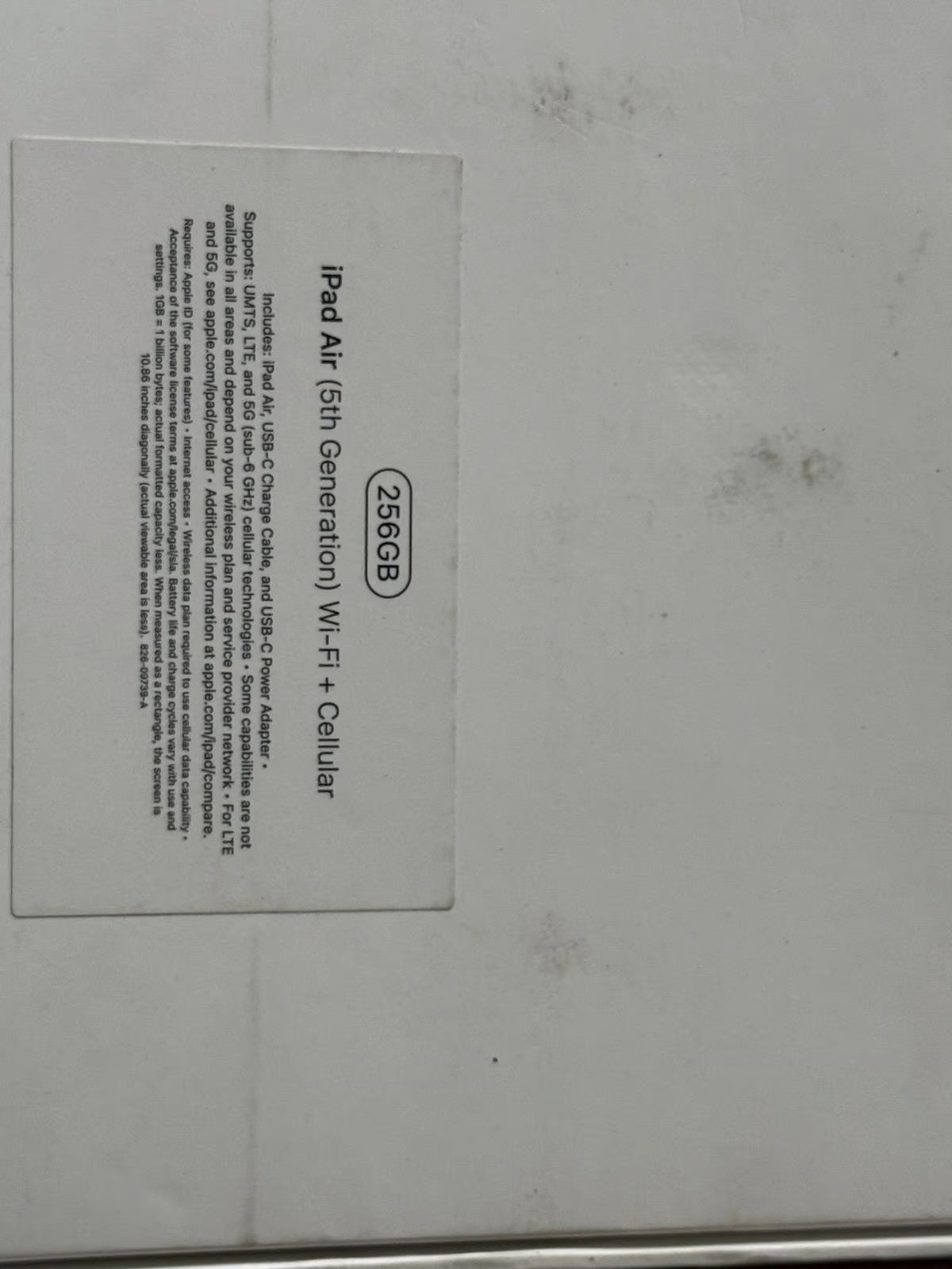 Apple iPad Air 5th Gen 256GB in Blue unlocked M1 /Magic keyboard /Apple Pencil 1C96