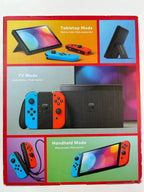 Nintendo Switch OLED 64GB Neon Red Blue Joy Brand New 9P88