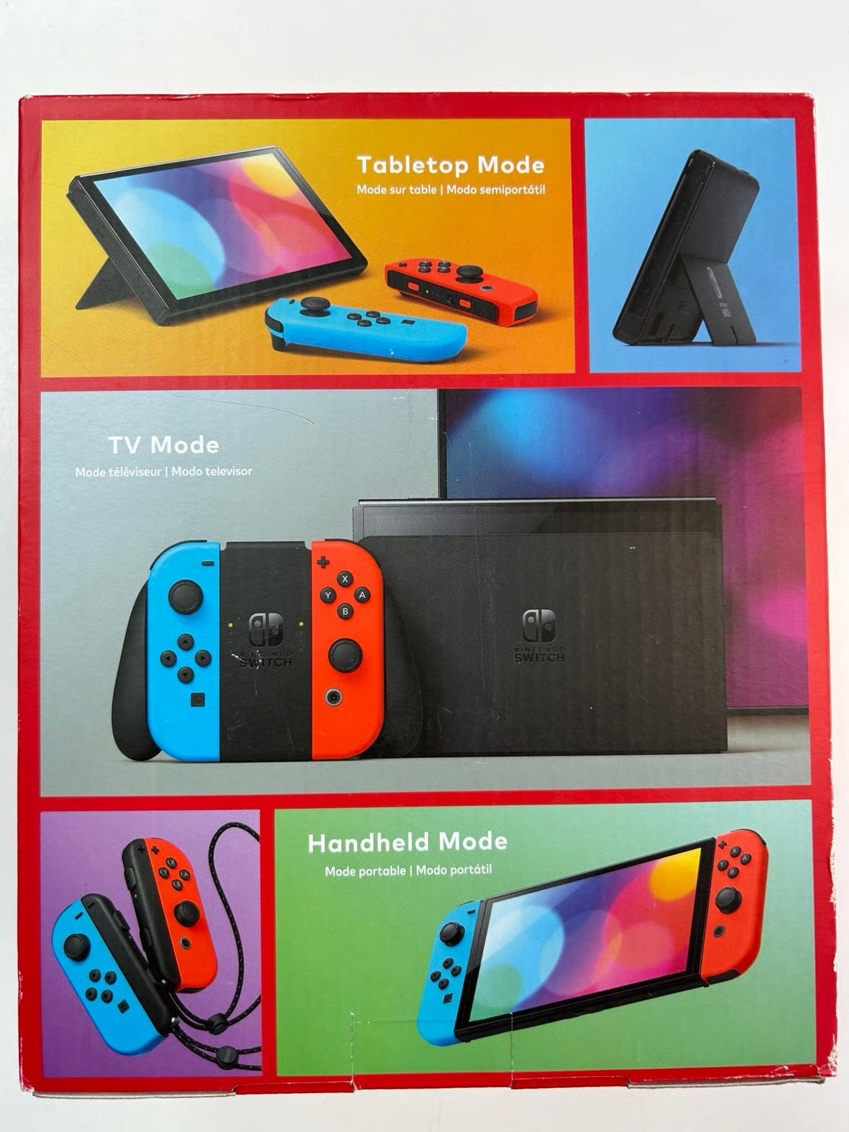 Nintendo Switch OLED 64GB Neon Red Blue Joy Brand New 9P88