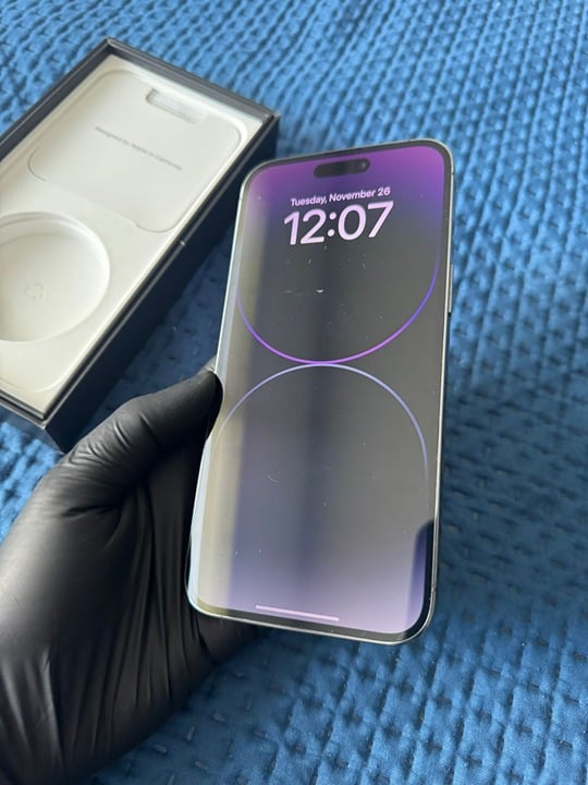 iPhone 14 Pro Max 128GB Deep Purple FOR PARTS 7Y95